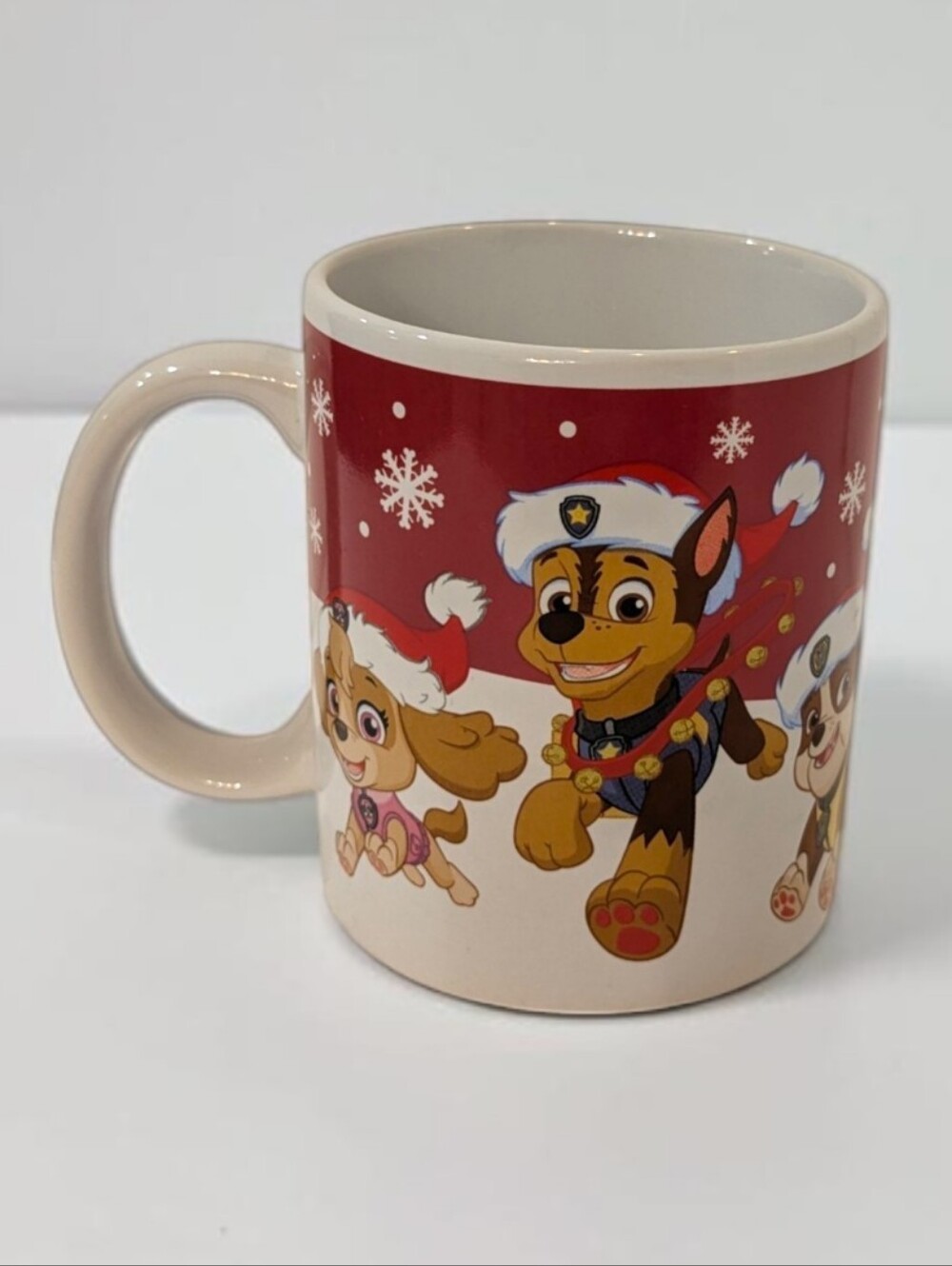 Paw Patrol Christmas Holiday Coffee Mug Chase Skye Ceramic 2018 Spin Master